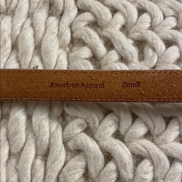 American Apparel Blush Pink Leather Belt - Picture 5 of 6